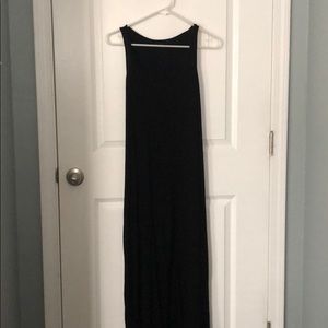 Black maxi dress